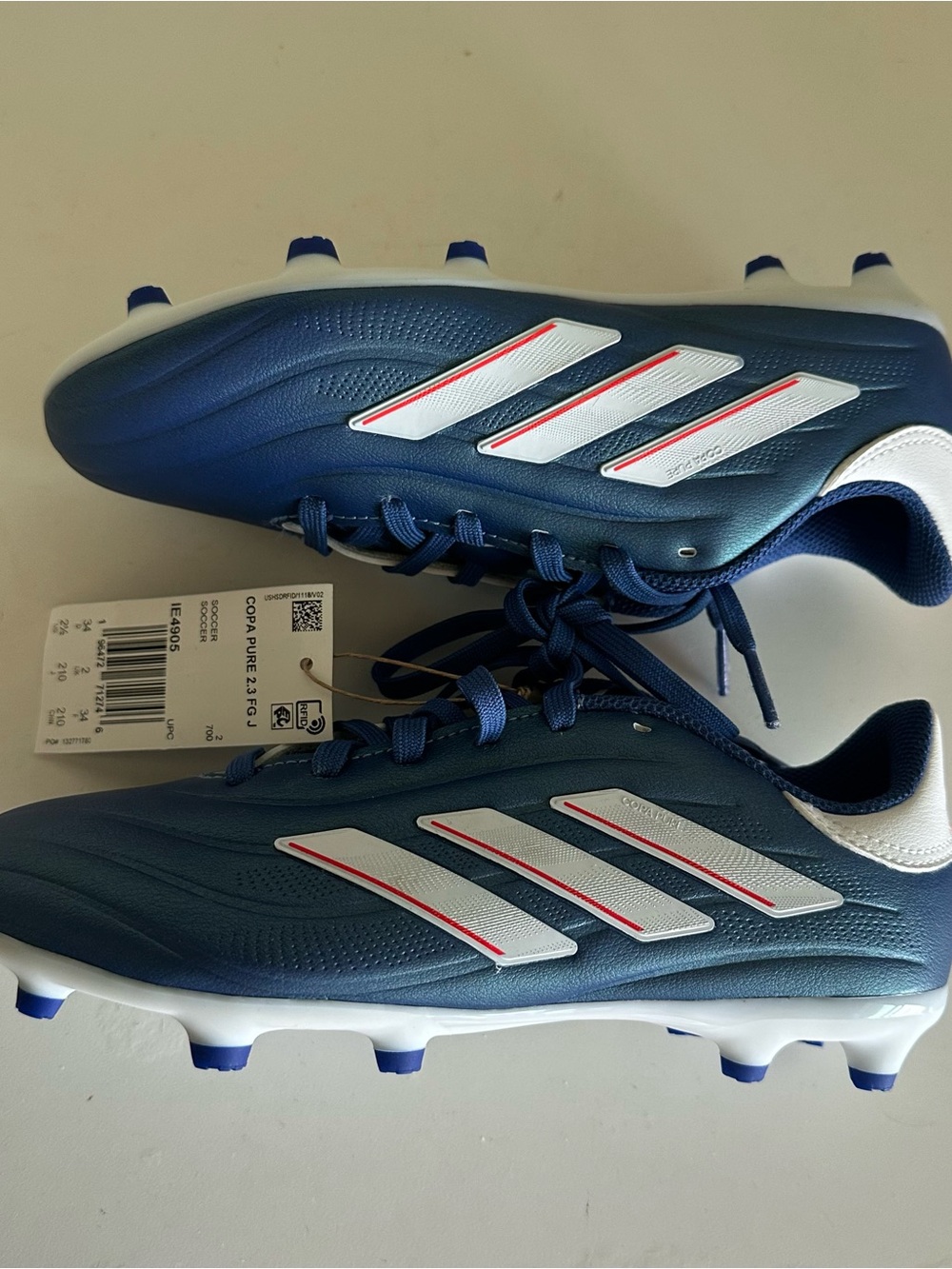 Soccer Cleats Size 2.5Y